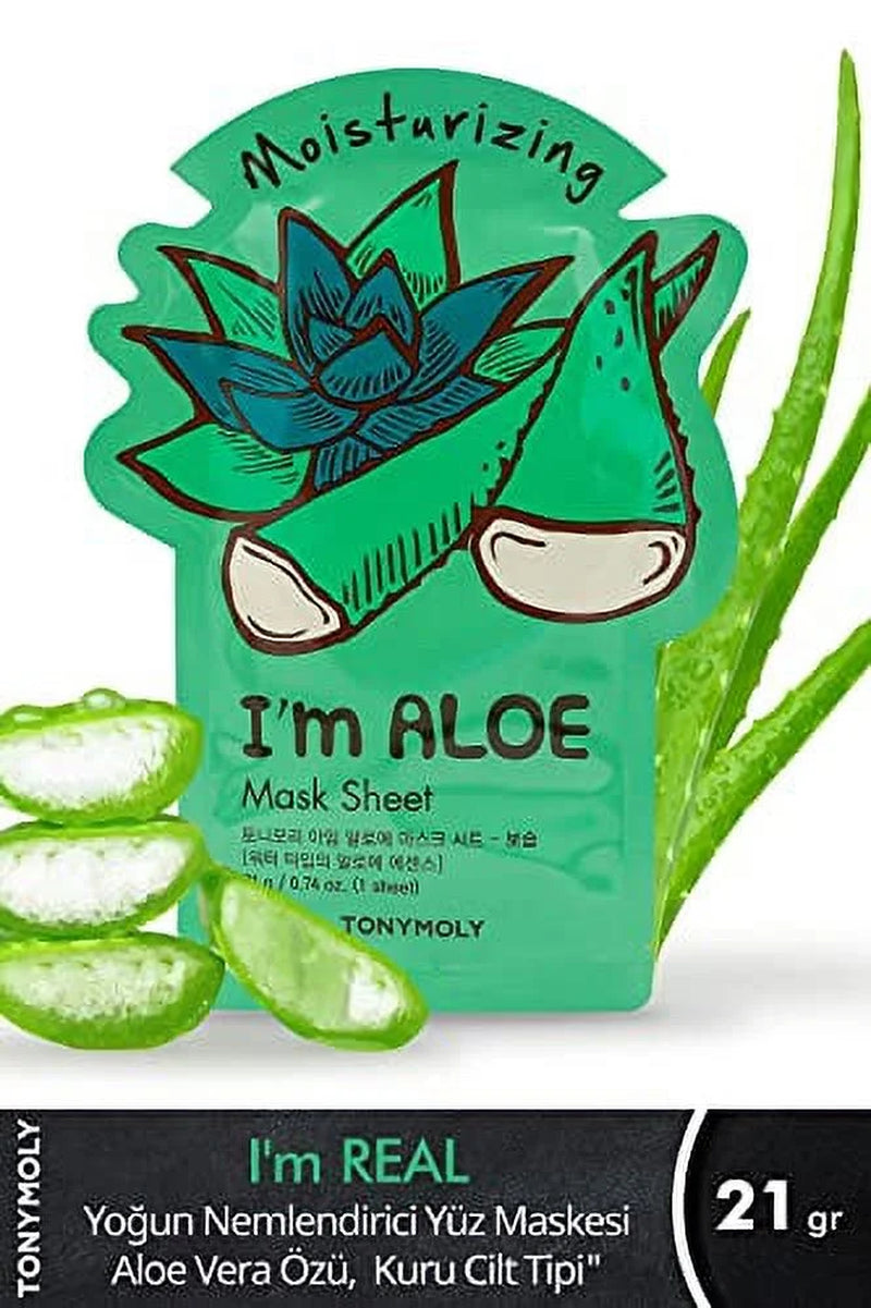 I'M Real Moisturizing Aloe Mask Sheet, Pack of 1